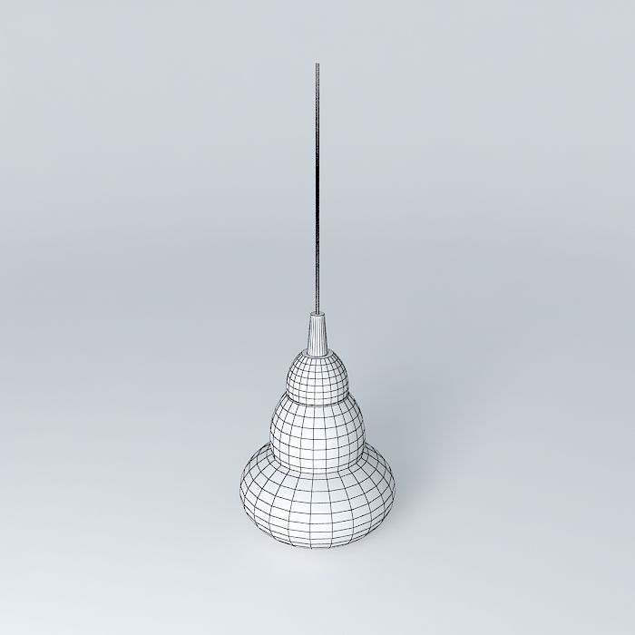 lustre ceiling light Free 3D model_3