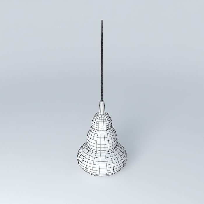 lustre ceiling light Free 3D model_4