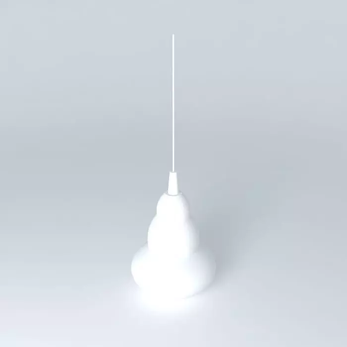 lustre ceiling light Free 3D model_0