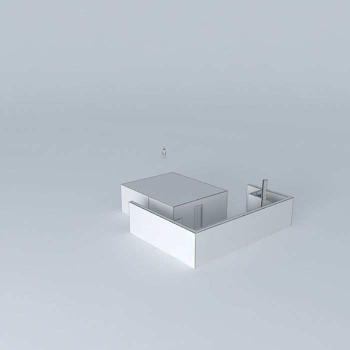 josiorkut house with person Free 3D model_4