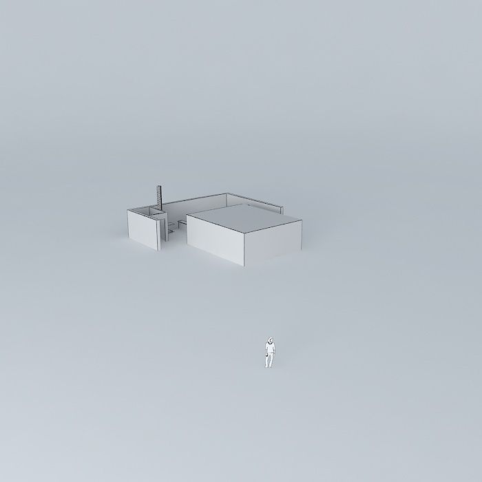 josiorkut house with person Free 3D model_3