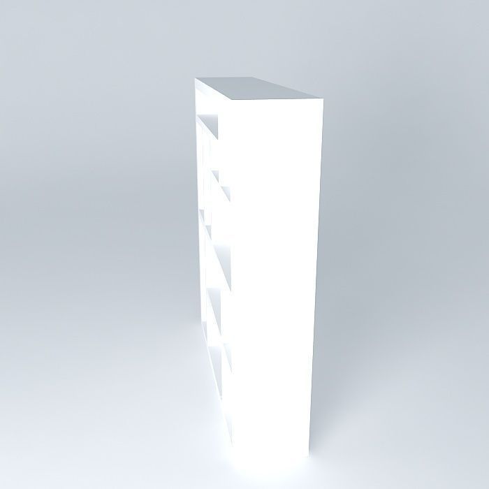 Mediterranean bookshelf estante Mediterranean Free 3D model_2