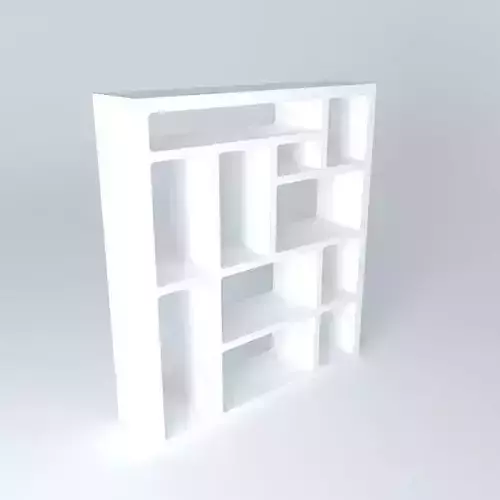 Mediterranean bookshelf estante Mediterranean Free 3D model