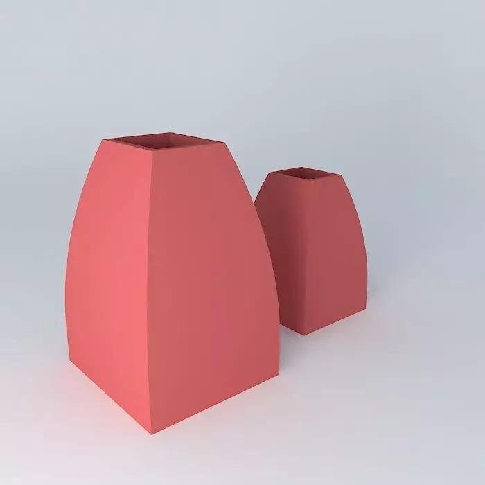 resin vases vasos de resina Free 3D model
