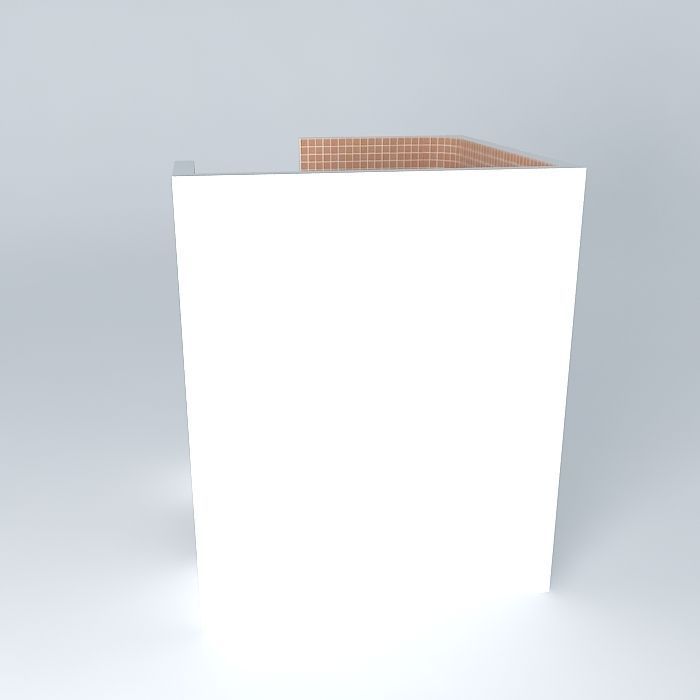 daniela bathroom with sink and toilet Free 3D model_2