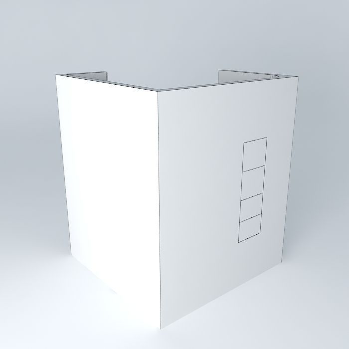 daniela bathroom with sink and toilet Free 3D model_4