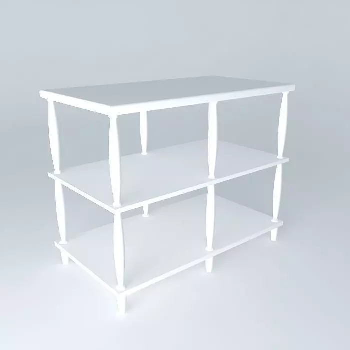 showcase console Free 3D model_0