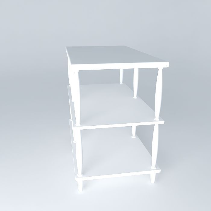 showcase console Free 3D model_2