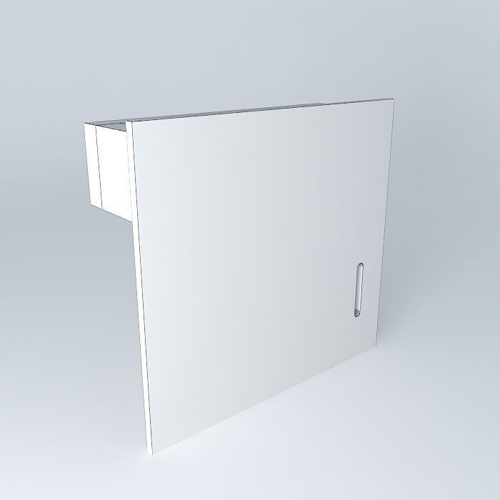 door handle lock Free 3D model_4