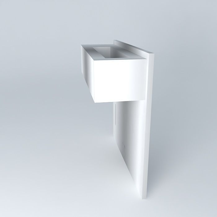 door handle lock Free 3D model_2