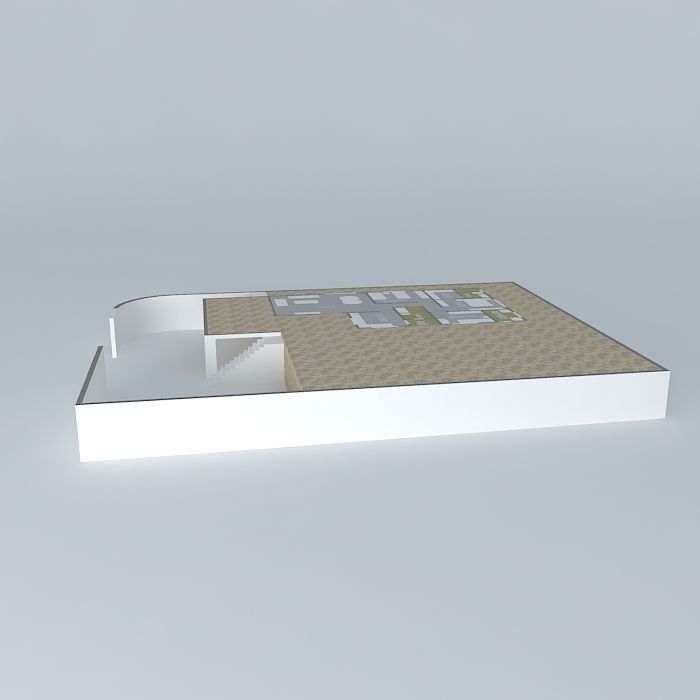 renataorkut floor plan of building Free 3D model_2
