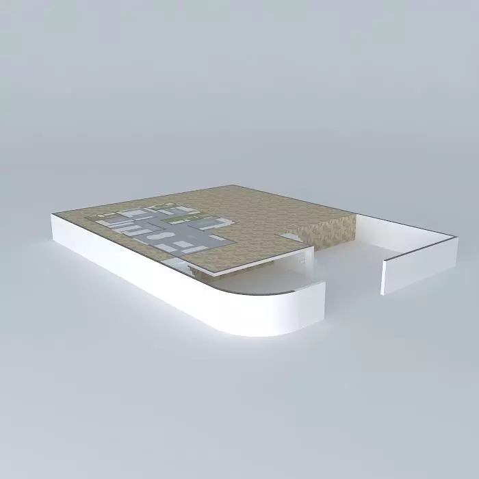 renataorkut floor plan of building Free 3D model_0