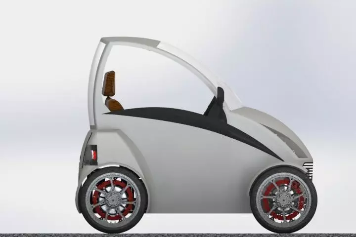 Electric Vehicle Free 3D model_0