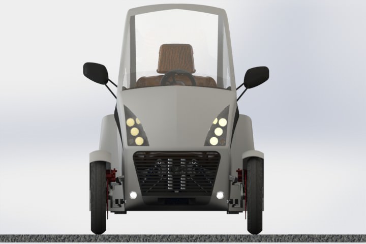 Electric Vehicle Free 3D model_2