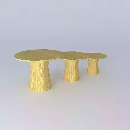 three tables three tables nest table Free 3D model