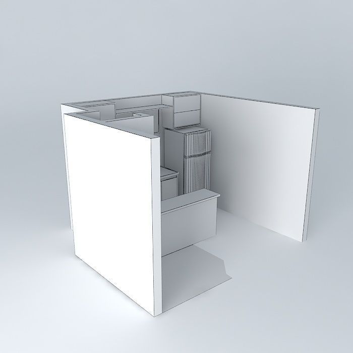 isabelleorkut cubicle Free 3D model_3