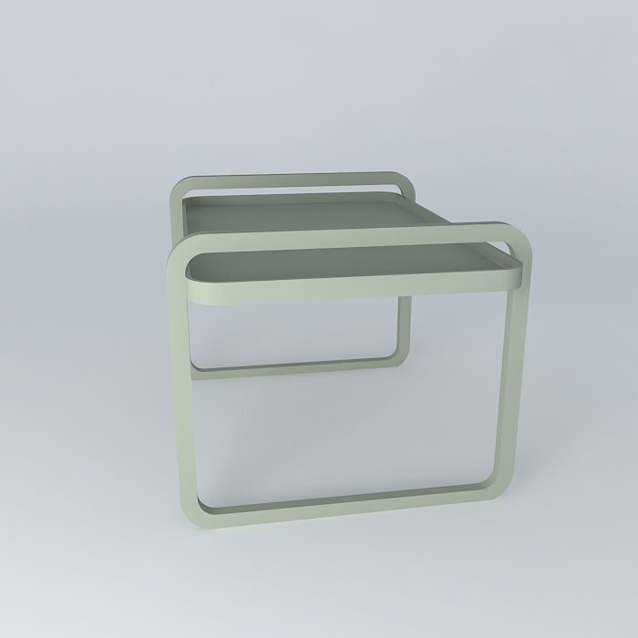August tray coffee table mesa bandeja August Free 3D model_2