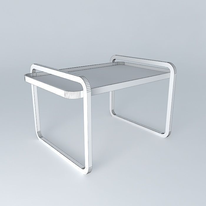 August tray coffee table mesa bandeja August Free 3D model_3