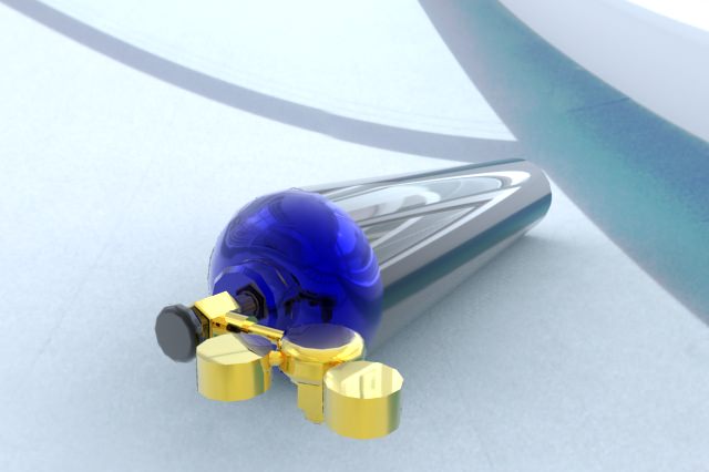 Gas Cylinder Bottle Free 3D model_1