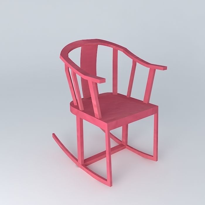pink childrens rocking chair