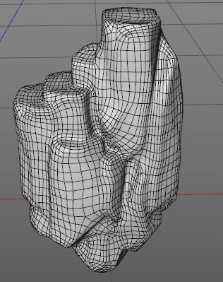 mountain rock formation Low-poly 3D model_12