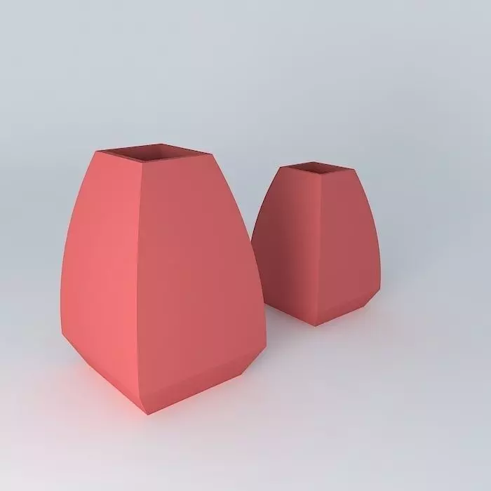 vasos de resina resin vases Free 3D model