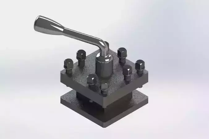 Lathe TOS SV18RA Tool Post
