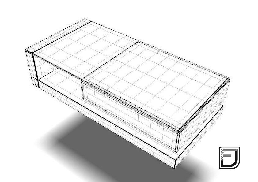 Coffee Table 3D model_6