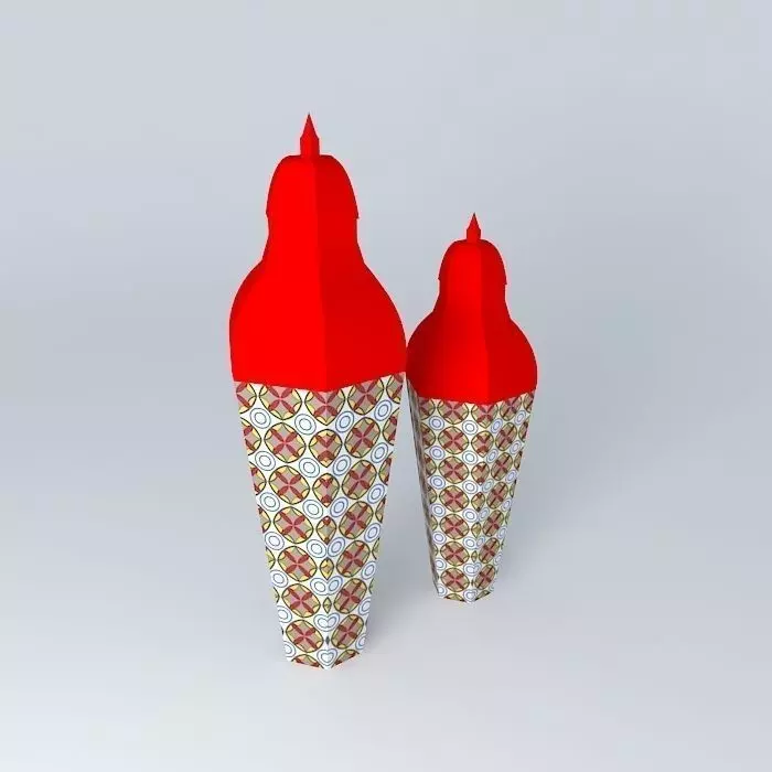 potiches vasos vases Free 3D model