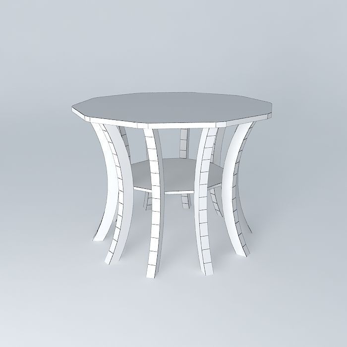coffee table side table end table Free 3D model_4