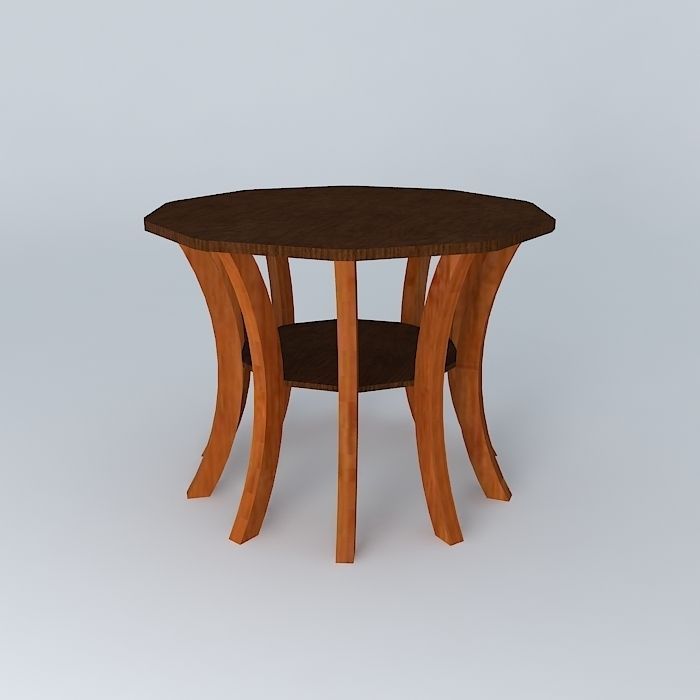 coffee table side table end table Free 3D model_1