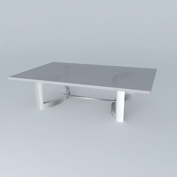 mesa centro coffee table Free 3D model_1