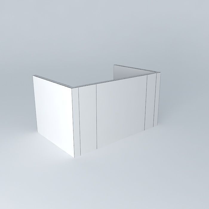 daniorkut room with table and chairs Free 3D model_4