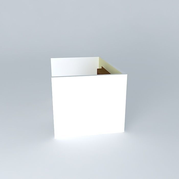 daniorkut room with table and chairs Free 3D model_2