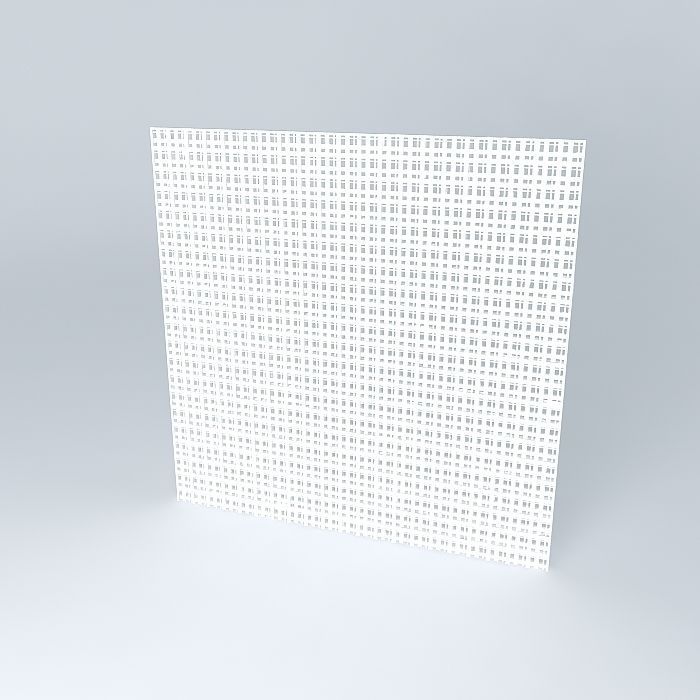 cobogó room divider Free 3D model_1