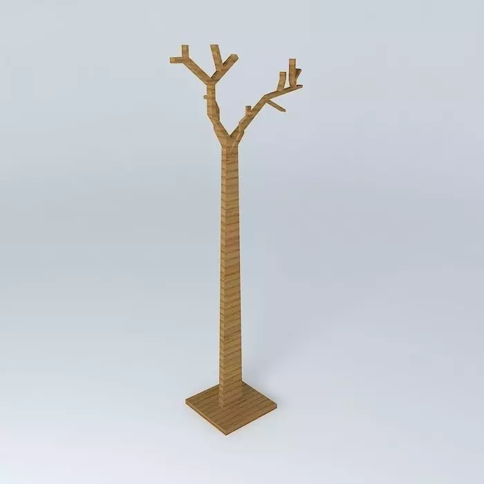 youth tree tree coat hanger Free 3D model