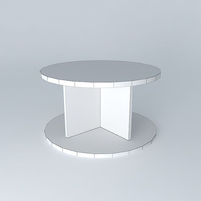 mesa de canto side table Free 3D model_4