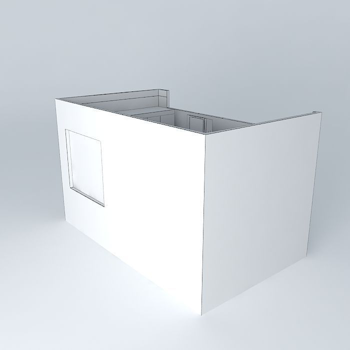 Acarli room with window on side Free 3D model_3