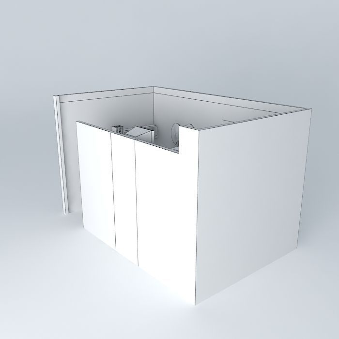 Acarli room with window on side Free 3D model_4