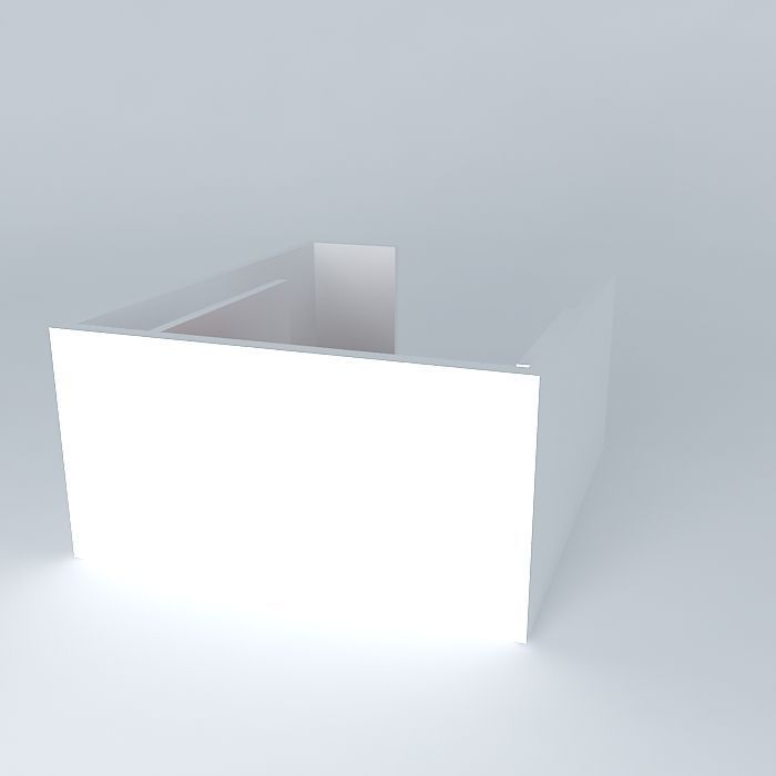 noivinha room with table and chairs Free 3D model_1