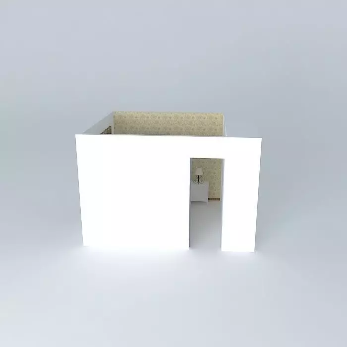 fourth guest guest room room Free 3D model