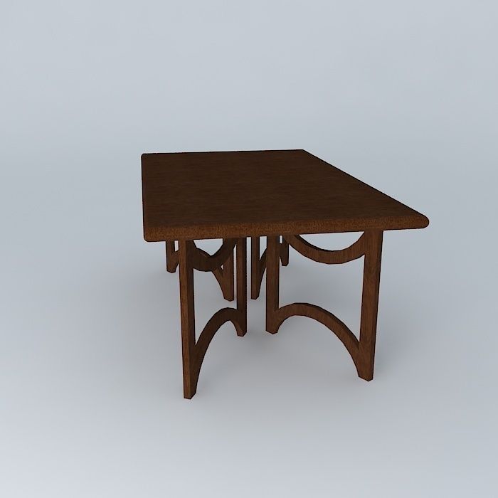 Anton coffe table mesa de centro Anton Free 3D model_2