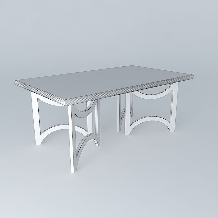 Anton coffe table mesa de centro Anton Free 3D model_4