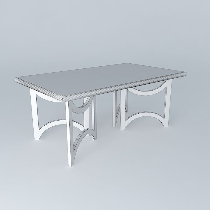 Anton coffe table mesa de centro Anton Free 3D model_3