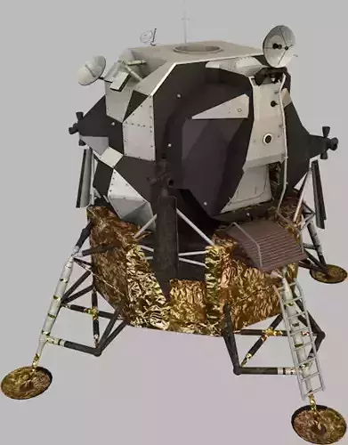 Apollo Lunar Module Low-poly 3D model