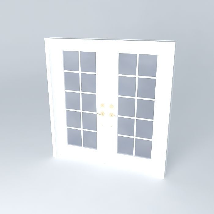 portaedson french door Free 3D model_1