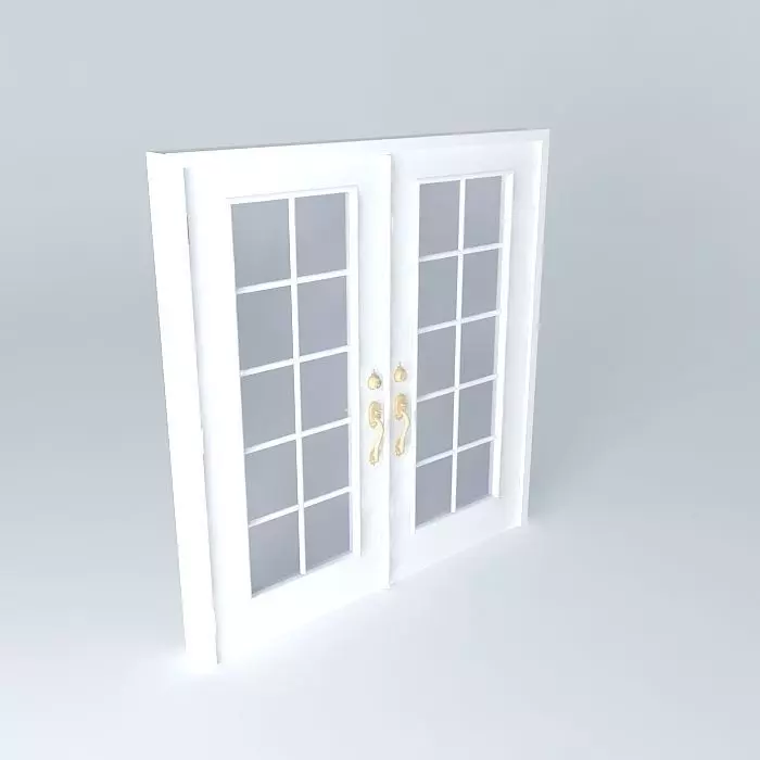 portaedson french door Free 3D model_0