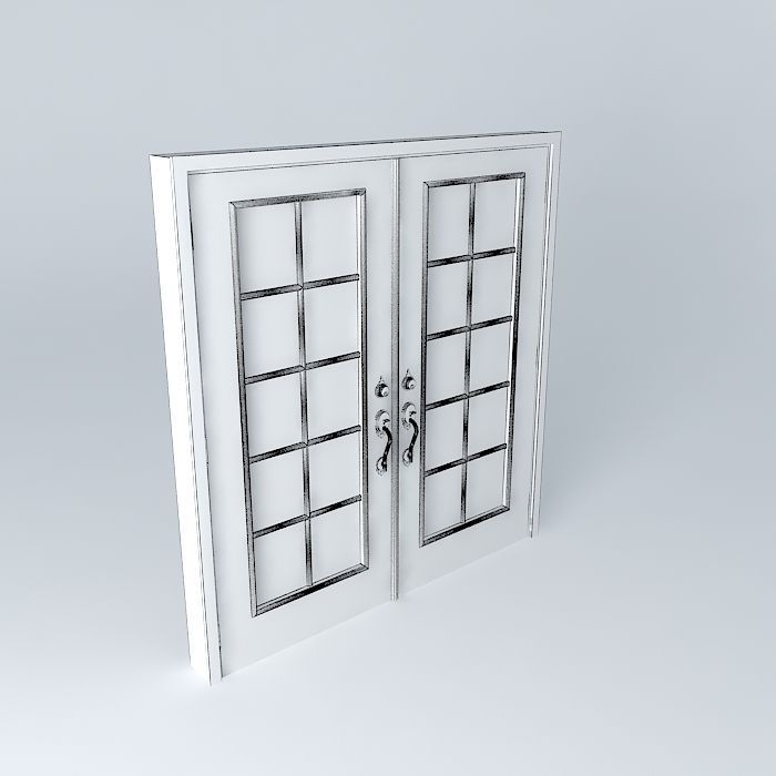 portaedson french door Free 3D model_3