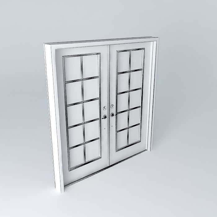 portaedson french door Free 3D model_4