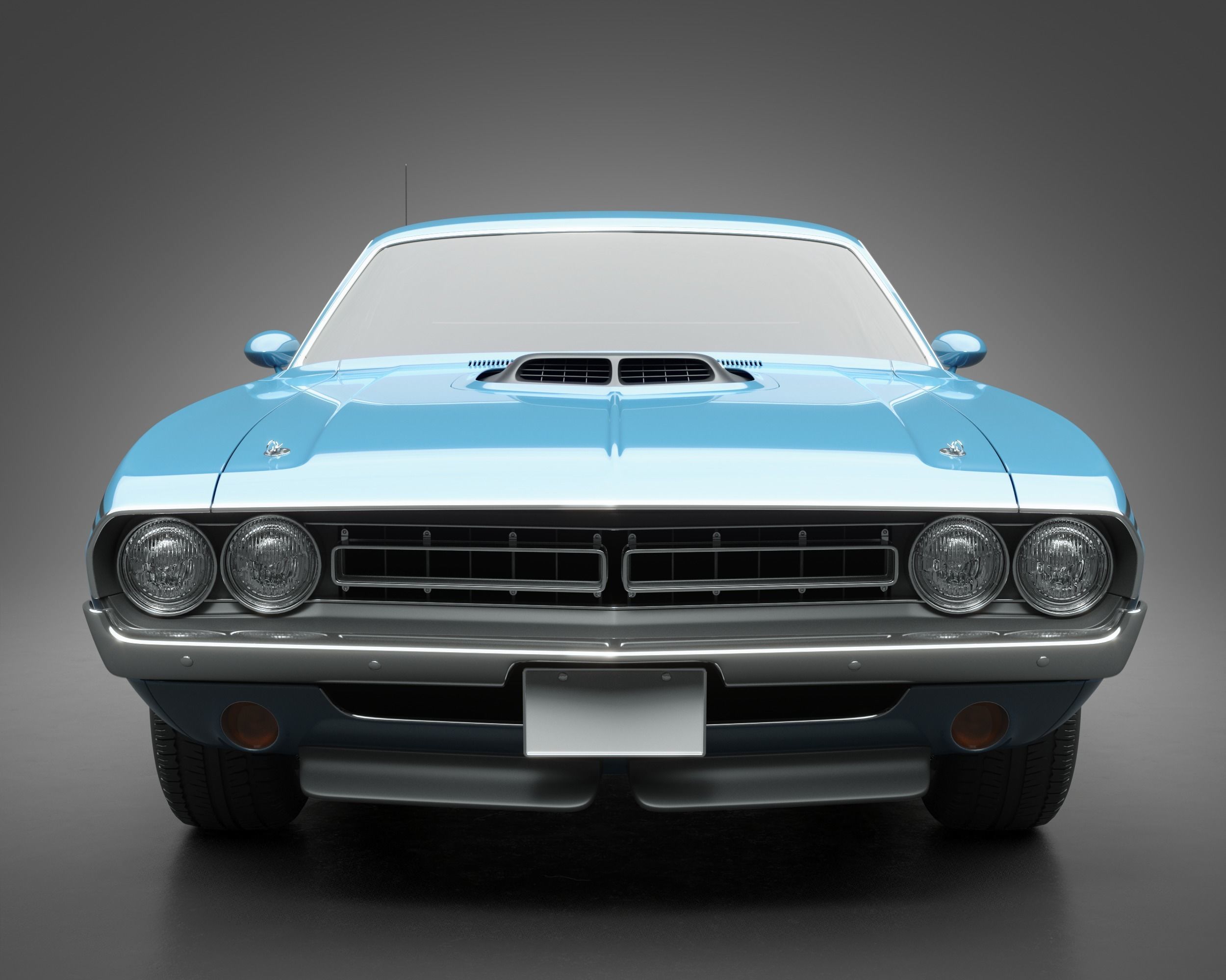 1971 Dodge HEMI Challenger 3D model_2